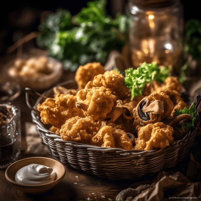 Fried Mushrooms.